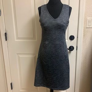 Mondetta Performance Luxury Sleeveless Small Black/Gray dress with pockets
